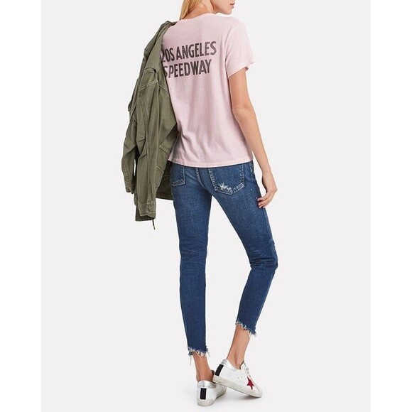 MOUSSY VINTAGE Glendele Distressed Skinny Jeans High Rise Dark Denim Sz 24 - Picture 3 of 5